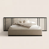 Quantum overhang panelled bed frame