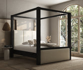 Ashbourne Metal & Wood 4 Poster Bed Frame