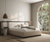 Quantum overhang panelled bed frame
