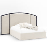 Meroni Curve Arch bed frame with overhangs