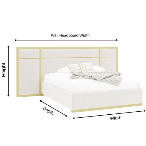 Harrington luxe metal bed frame