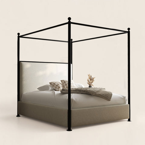 Cambridge Manor Metal Canopy Bed Frame