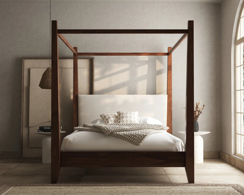 Chatsworth Wood Canopy Bed Frame