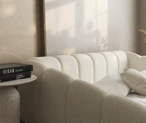 Zermatt slope cloud upholstered bed frame