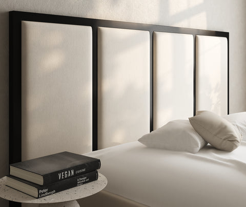 Eden metal channelled bed frame