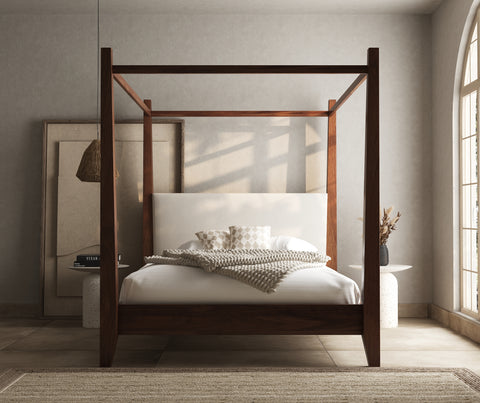 Chatsworth Wood Canopy Bed Frame