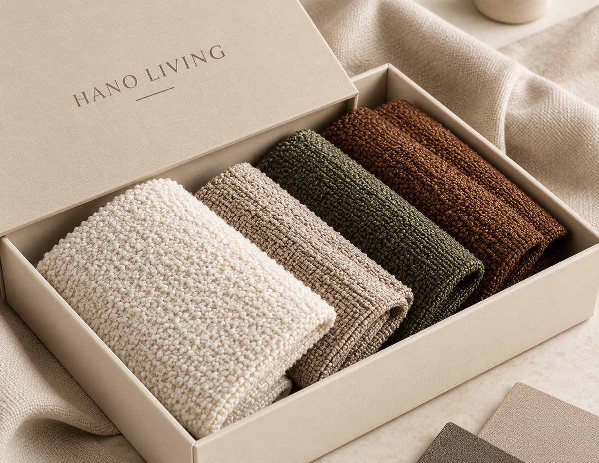 Hano Living fabric samples box