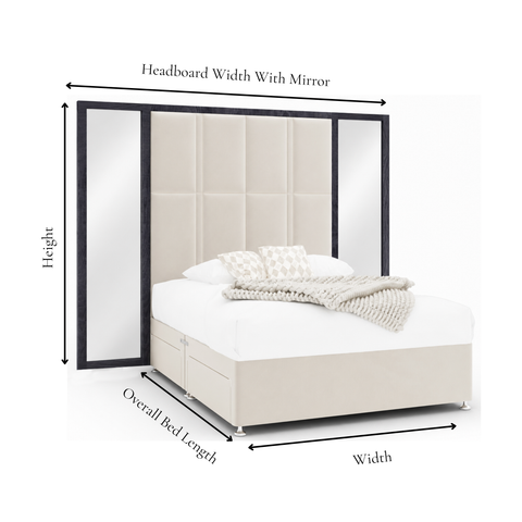 Jackson Wooden Trim Storage Bed Frame