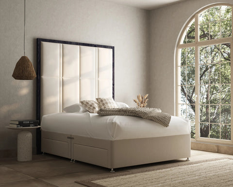 Jackson Wooden Trim Storage Bed Frame