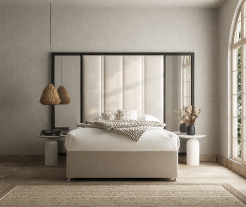 Jackson Wooden Trim Storage Bed Frame