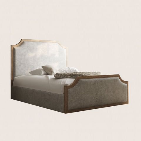 Rene art deco wooden bed frame