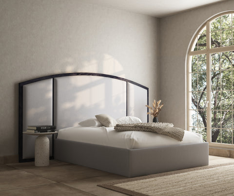 Meroni Curve Arch bed frame with overhangs