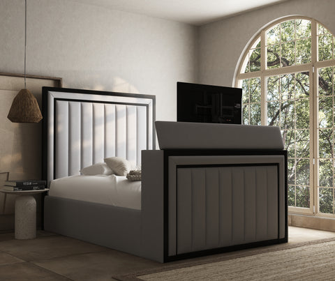Poppy tv metal bed frame