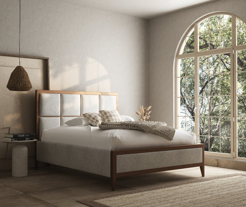Hampstead Metal Cube Panel Bed Frame