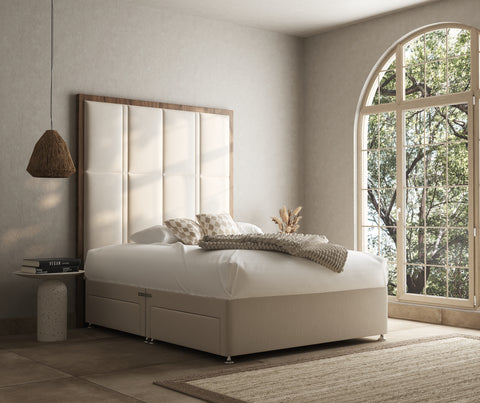 Jackson Wooden Trim Storage Bed Frame