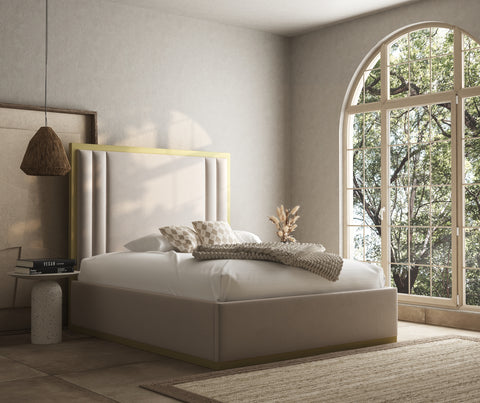 Raffles trim border bed frame