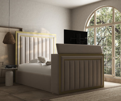Poppy tv metal bed frame