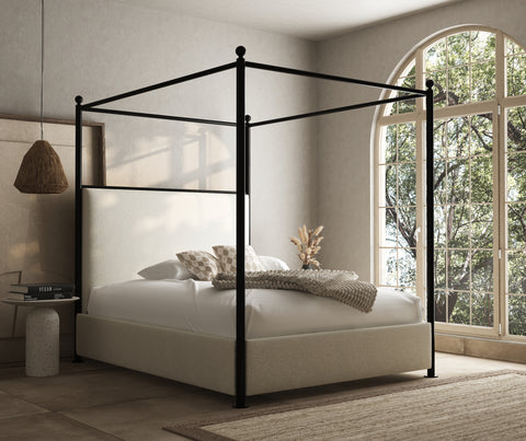 Cambridge Manor Metal Canopy Bed Frame