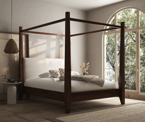 Chatsworth Wood Canopy Bed Frame