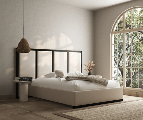 Eden metal channelled bed frame