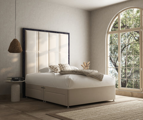 Jackson Wooden Trim Storage Bed Frame