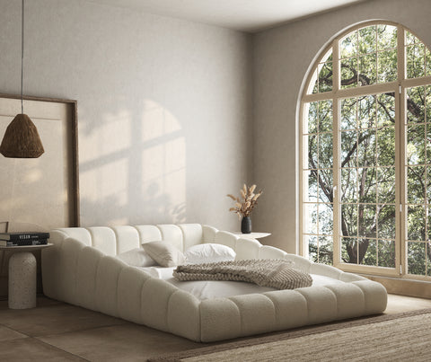 Zermatt slope cloud upholstered bed frame
