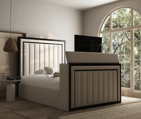 Poppy tv metal bed frame