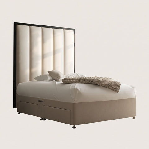 Valentina Regal Channelled Storage Bed