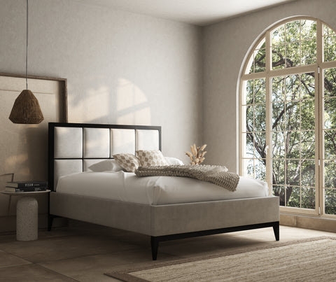 Hampstead Metal Cube Panel Bed Frame