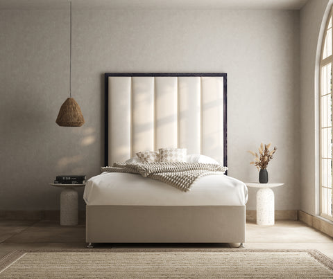 Valentina Regal Channelled Storage Bed