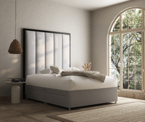 Valentina Regal Channelled Storage Bed