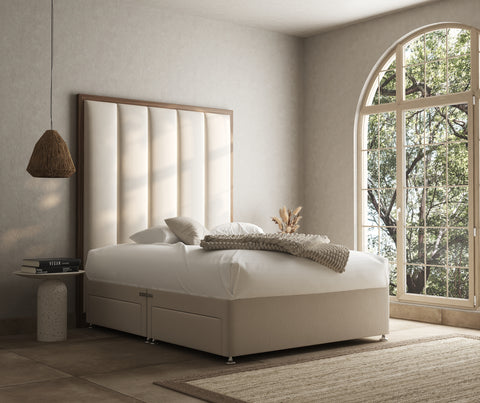 Valentina Regal Channelled Storage Bed