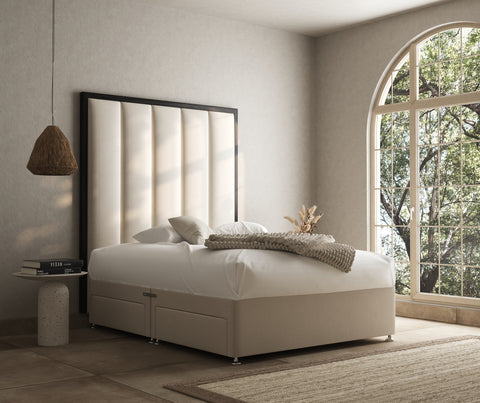 Valentina Regal Channelled Storage Bed