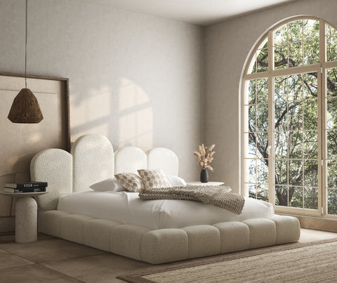 Versailles Curve Cloudsphere Lumar Bed Frame